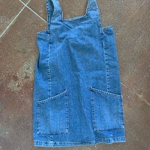 Top Shop mini denim dress!